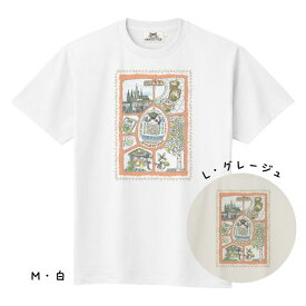 わちふぃーるど 復活祭アート Tシャツ（M・白/L・グレージュ【在庫限り】）[中国製]