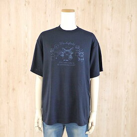 【在庫限り】わちふぃーるど ドライ Tシャツ ひとこと ネイビー（M/L）[中国製]