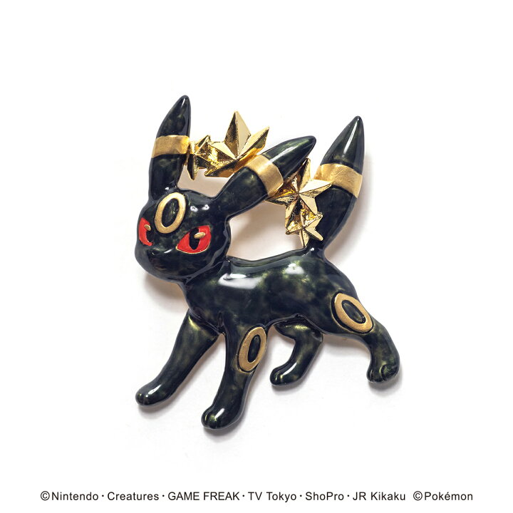 楽天市場 ポケモン Palnart Poc ブラッキー ブローチ アクセサリー ポケモン パルナートポック イーブイ フェアリーチェｐｌｕｓ