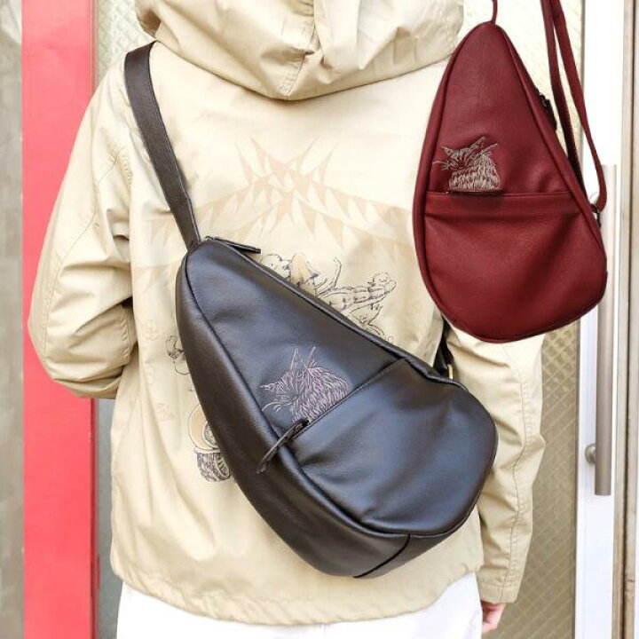 楽天市場】わちふぃーるど レザードロップショルダーS (黒／ボルドー 