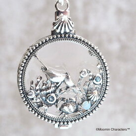 碌山(Rokuzan) ムーミン 真珠探しのムーミン・ルーペペンダント ※専用BOX付き [日本製]