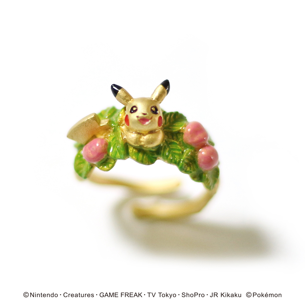 Brough Superior/Palnart Poc × Pokemon ピカチュウお花畑 リング 指輪