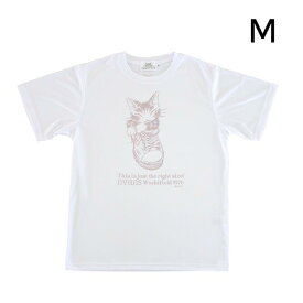 わちふぃーるど スムースドライTシャツ 靴猫（M・白【在庫限り】／L・白／L・スミ／F・スミ）[中国製]