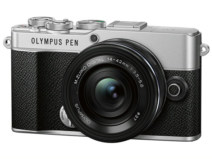 楽天市場】OM SYSTEM PEN E-P7 EZダブルズームキット シルバー 