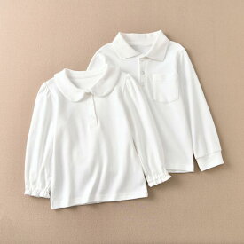 Tシャツ 子供用 白 短袖 学生 インナー トップス 男女 制服風 普段使い 綿素材 軽量 伸縮性