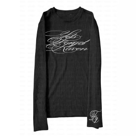 Tシャツ 男女兼用 ユニセックス 長袖 カットソー トップス クルーネック スリム タイト 着痩せ 細見え 伸縮性 カジュアル 春秋 サマー ロンT 普段使い インナー 部屋着 サブカルチャー ダーク y2k ギャル 地雷系 量産型 ゴスロリ 派手 パン