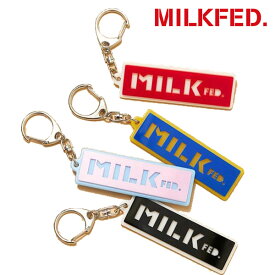 ミルクフェド MILKFED. ACRYLIC BAR KEYCHAIN アクリル バーロゴ ボックスロゴ キーホルダー キーチャーム 小物 雑貨 ギフト レディース ブランド