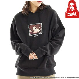 エックスガール X-GIRL X-girl × PAPRIKA FACE SWEAT HOODIE ロゴ スウェット フーディー パーカー 女の人 ブランド レディース ユニセックス