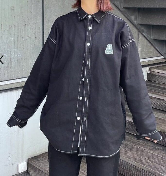 楽天市場】エックスガール X-GIRL FACE PATCH L/S SHIRT フェイス 