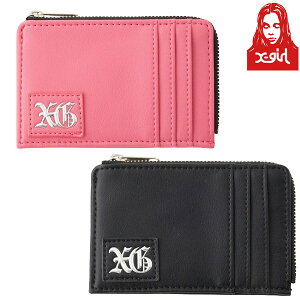 GbNXK[ X-girl XG METALLIC LOGO WALLET GbNXW[ ^bN S EHbg z RpNg fB[X Xg[g uh Vi Ki