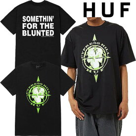 ハフ HUF X CYPRESS HILL BLUNTED COMPASS TEE サイプレスヒル Tシャツ 半袖 ロゴ ジャケット HIPHOP 音楽 コラボ 新品 正規 ストリート スケート