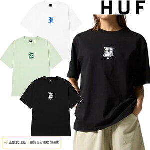 �n�t HUF �����Y MEGABLAST CORE TEE TS02760 ����T�V���c �v�����g ���S �O���t�B�b�N �X�g���[�g �X�P�[�g �u�����h ���K�i
