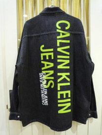 カルバンクラインジーンズ CALVIN KLEIN JEANS オーバーサイズ モダン デニム シャツ ジャケット アウター ジージャン 防寒 メンズ レディース ブランド CK