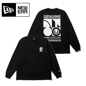 ニューエラ NEW ERA 長袖 オーバーサイズド コットン Tシャツ SHINKNOWNSUKE Dots Per Inch ブラック 14346843 コラボ シンノスケ ユニセックス 正規品 新品