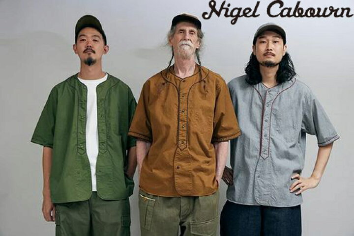 楽天市場】ナイジェルケーボン NIGEL CABOURN BASEBALL SHIRT SHORT 