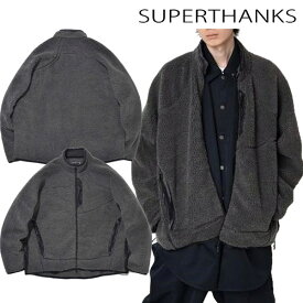 スーパーサンクス SUPERTHANKS 肉厚ボア コンビネーション ブルゾン Technical boa jacket アウター フリース 防寒 ブランド 正規品 ユニセックス