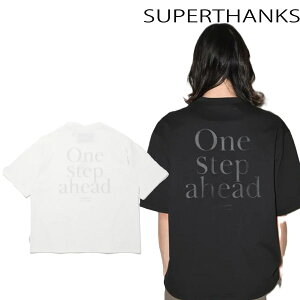 �X�[�p�[�T���N�X SUPERTHANKS �hOne step shead S/S T-shirt ���� �X�e�b�v �V�F�[�h ���� T�V���c �J�b�g�\�[ �h���イ �u�����h ���j�Z�b�N�X ���K