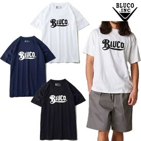 ブルコ BLUCO PRINT TEE -OLD LOGO- Tシャツ 半袖 オールドロゴ 143-22-002 シンプル ワーク バイカー 作業着 メンズ レディース ブランド