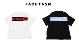 ファセッタズム FACETASM LOGO BIG TEE MKS-TEE-U02 ロゴ ボックスロゴ Tシャツ 半袖 カットソー ビックシルエット ユニセックス パリコレ ブランド 新品 正規