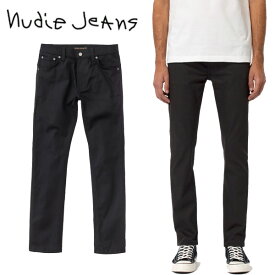 ヌーディージーンズ Nudie Jeans THIN FINN シンフィン デニム ジーンズ パンツ スリム DRY COLD BLACK 黒 ブラック メンズ
