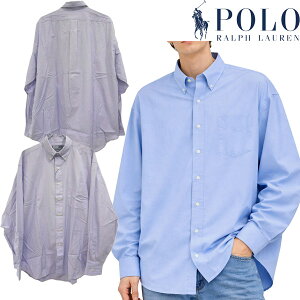 �|�� �����t���[���� POLO Ralph Lauren �����Y �����V���c �{�^���_�E�� �r�b�O�V���G�b�g Big Fit Button-Down Shirt Z254SV40 MNPOWOV16824530