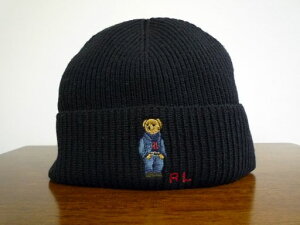 �|�� �����t���[���� POLO Ralph Lauren Bear beanie knit cap �j�b�g�X �X�q �l�C �|���x�A �f�j���x�A �W���b�L�[ �u�����h ���j�Z�b�N�X �M�t�g �V�i