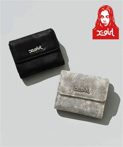 GbNXK[ X-girl DISTRESSED FAUX LEATHER MINI WALLET z O܂ EHbg tFCNU[ lC fB[X Xg[g uh Vi Ki
