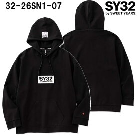 SY32 by SWEET YEARS パーカー メンズ ビッグシルエット プルオーバー フーディー 長袖 スウェット 32-26SN1-07 正規品