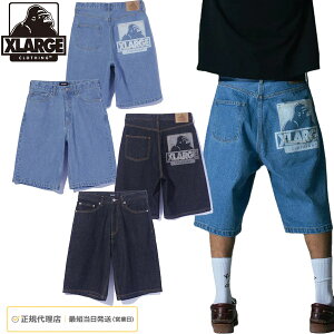 �G�N�X�g�����[�W XLARGE �����Y �f�j���V���[�c OG DENIM SHORT PANTS �V���[�g�p���c �n�[�t�p���c �{�g���X 101262031009 ���K�i