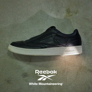 White Mountaineering �z���C�g�}�E���e�j�A�����O WM × REEBOK CLUB C 85 VINTAGE SLIP-ON ( WM2573814 ) �N���u�V�[ ���[�{�b�N �R���{ ���K�i �V�i