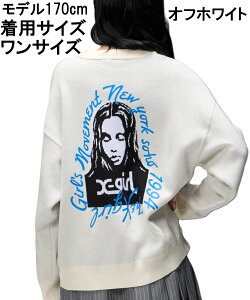 �y�\��zX-girl �G�b�N�X�K�[�� HAND DRAWN LOGO AND FACE KNIT TOP �j�b�g �Z�[�^�[ �W���K�[�h�j�b�g �W���J�[�h ���S FACE �t�F�C�X �O���t�B�b�N �o�b�N�v�����g ���� ���f�B�[�X �X�g���[�g Y2K 10526401