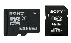 SONY micro SDHC �������[�J�[�h Class4 4GB SR-4A4 T2 4905524637007 �y�l�R�|�X�z