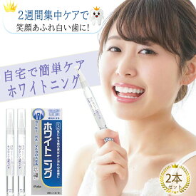 【期間限定＆200円OFFクーポン配布中】ホワイトニング ジェル 歯 ホワイトニング ペン ホワイトニング ジェル 自宅 セルフ ホワイトニング ホーム ホワイトニング 歯を白くする 歯の黄ばみ対策 2本入