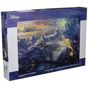 e[(Tenyo) y{z 1000s[X WO\[pY fBYj[ g[}XELP[h s[^[p Tinker Bell and Peter Pan Fly to Never Land (51x73.5cm) D-1000-031