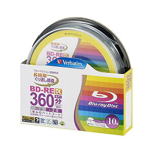 o[xC^Wp(Verbatim Japan) Ԃ^p u[CfBXN BD-RE DL 50GB 10 zCgv^u Ж2w 1-2{ VBE260NP10SV1