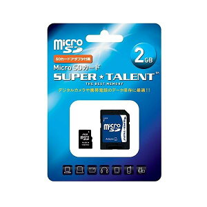 SuperTalent microSDJ[h 2GB ST02MSDA