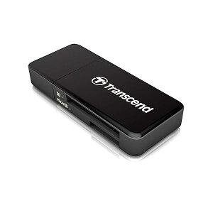 gZhWp Transcend USB 3.1 Super Speed J[h[_[ (SD/SDHC UHS-I/SDXC UHS-I/microSDXC UHS-I Ή) ubN 2N TS-RDF5K