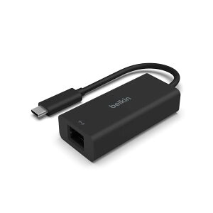 Belkin 2.5Gbps C[TlbgA_v^[ USB-C to LLAN|[g Q[~O iPhone 15 / iPad/iPad Pro/iPad mini/MacBook/MacBook Pro/MacBook Air/Window
