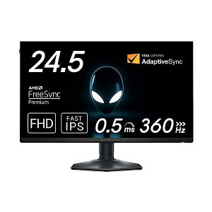Dell AW2523HF 24.5C` Alienware Q[~Oj^[(3NԖP_/FHD/Fast IPS,/DP,HDMI/sRGB 99%/c],/0.5ms/360Hz/AMD FreeSync ?Prem