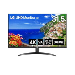 LG j^[ fBXvC 32UR500K-B 31.5C` / VA / 4K (3840×2160) / 10.7F\(8bit+FRC) / HDR10 / DCI-P3 90% / A`OA/u[Cgጸ/tbJ[Z[t