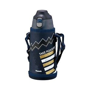 ピーコック魔法瓶工業(The-peacock) ピーコック 水筒 子供 2WAYタイプ ブラックネイビー 800ml 保温 保冷 直飲み コップ ワンタッチ マグ ボトル 魔法瓶 ASG-W82 AKB