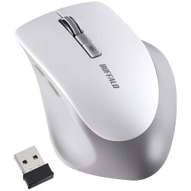 バッファロー マウス 無線 ワイヤレス 静音 5ボタン 【戻る/進むボタン搭載】dpi切替 BlueLED ホワイト BSMBW325WH