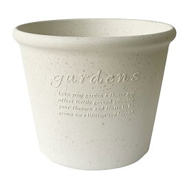 八幡化成(Hachimankasei) エコポット/エコポット浅型 10号(11L) ホワイト 『パピエ Hachiman gardens:papier』 242611 日本製