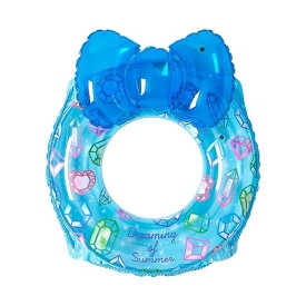 イガラシ 55cm浮き輪 ジュエルウキワ（リボン付） ロープ付き RGC-55RV