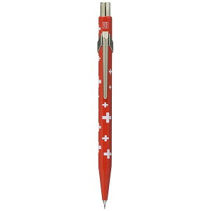 CARAN D'ACHE カランダッシュ メカニカルペンシル 849 クラシックライン スイスフラッグ MF0844-253 0.5mm 正規輸入品