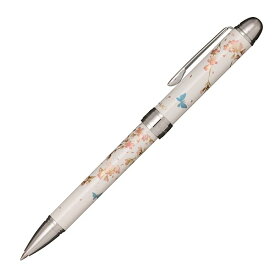 セーラー万年筆 多機能ペン 2色+シャープ 優美蒔絵 枝垂桜 ホワイト 16-0344-210