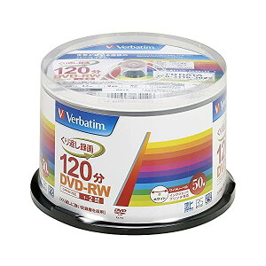 o[xC^Wp(Verbatim Japan) Ԃ^p DVD-RW CPRM 120 50 zCgv^u 1-2{ VHW12NP50SV1