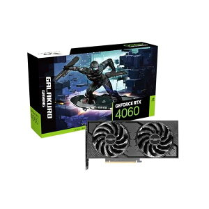lu NVIDIA Geforce RTX4060  OtBbN{[h GDDR6 8GByKiz GG-RTX4060-E8GB/OC/DF3