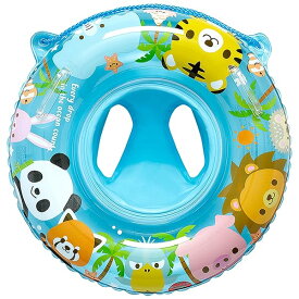 イガラシ ベビーウキワ（アニマルパラダイス） 足入れ浮き輪 ロープ付き 55×55cm RBC-155