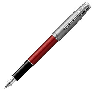 PARKER パーカー 万年筆 ソネット エッセンシャル レッド&サンドブラストCT 細字 ギフトボックス入り 正規輸入品 2146852Z